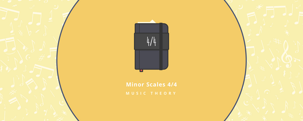Music theory - Minor scales 4/4: Melodic minor scales
