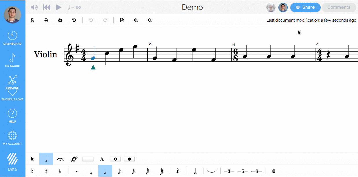 how to change time signature in middle of song in tabledit