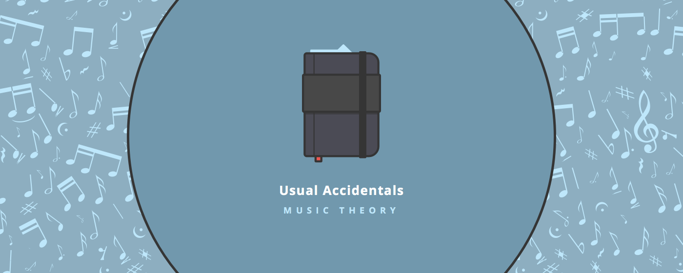 Music theory : accidentals 1/2 : usual accidentals