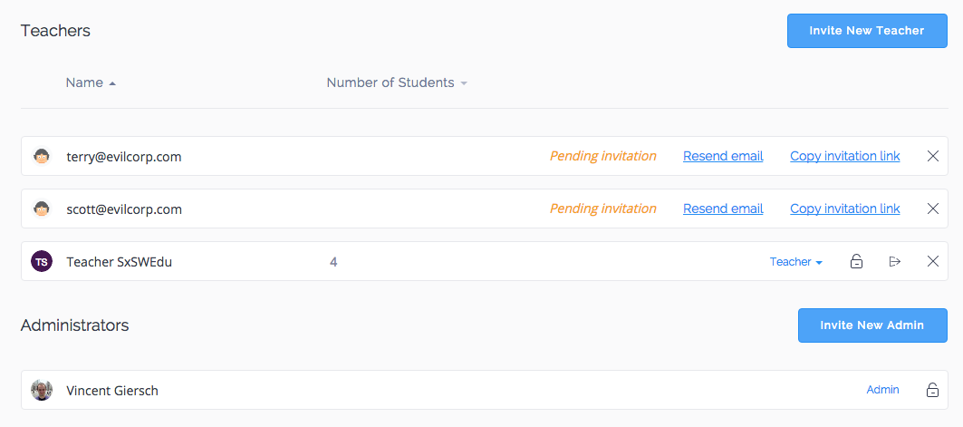 Flat for Education invitations