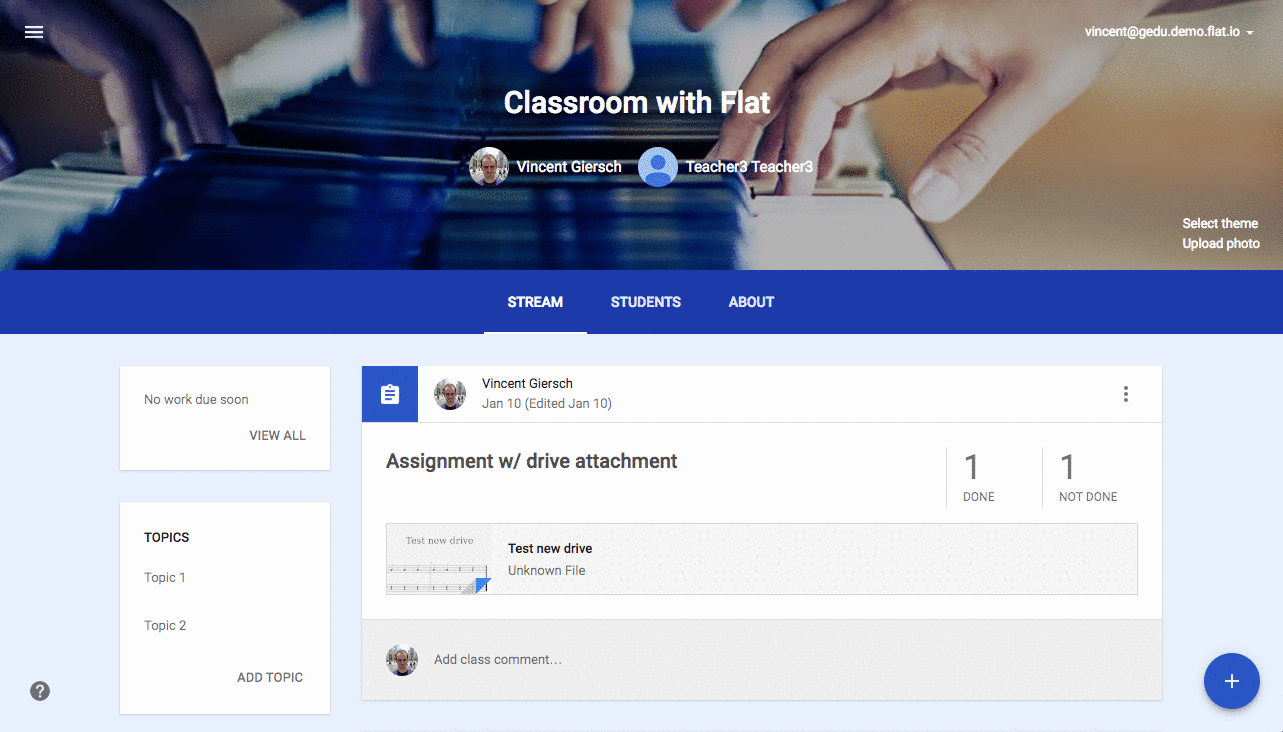 Group permissions from Google Classroom and Drive