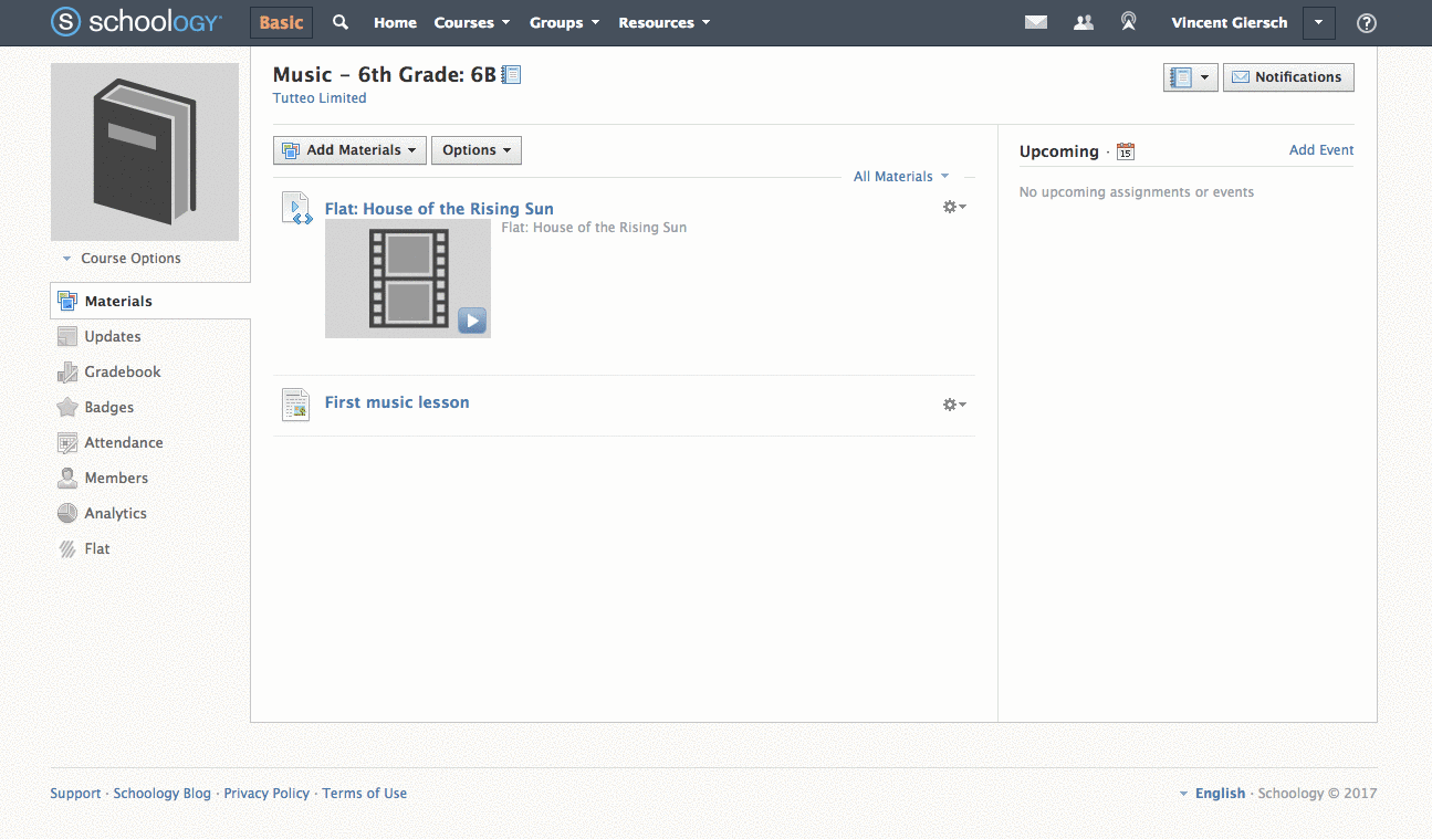 Schoology and Flat: Music notation assignments and collaboration