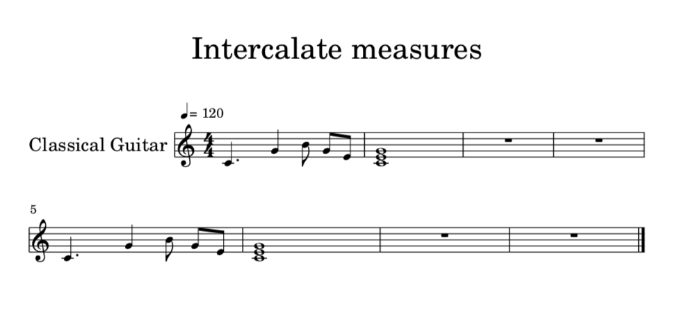 how to group measures of rest in flat io