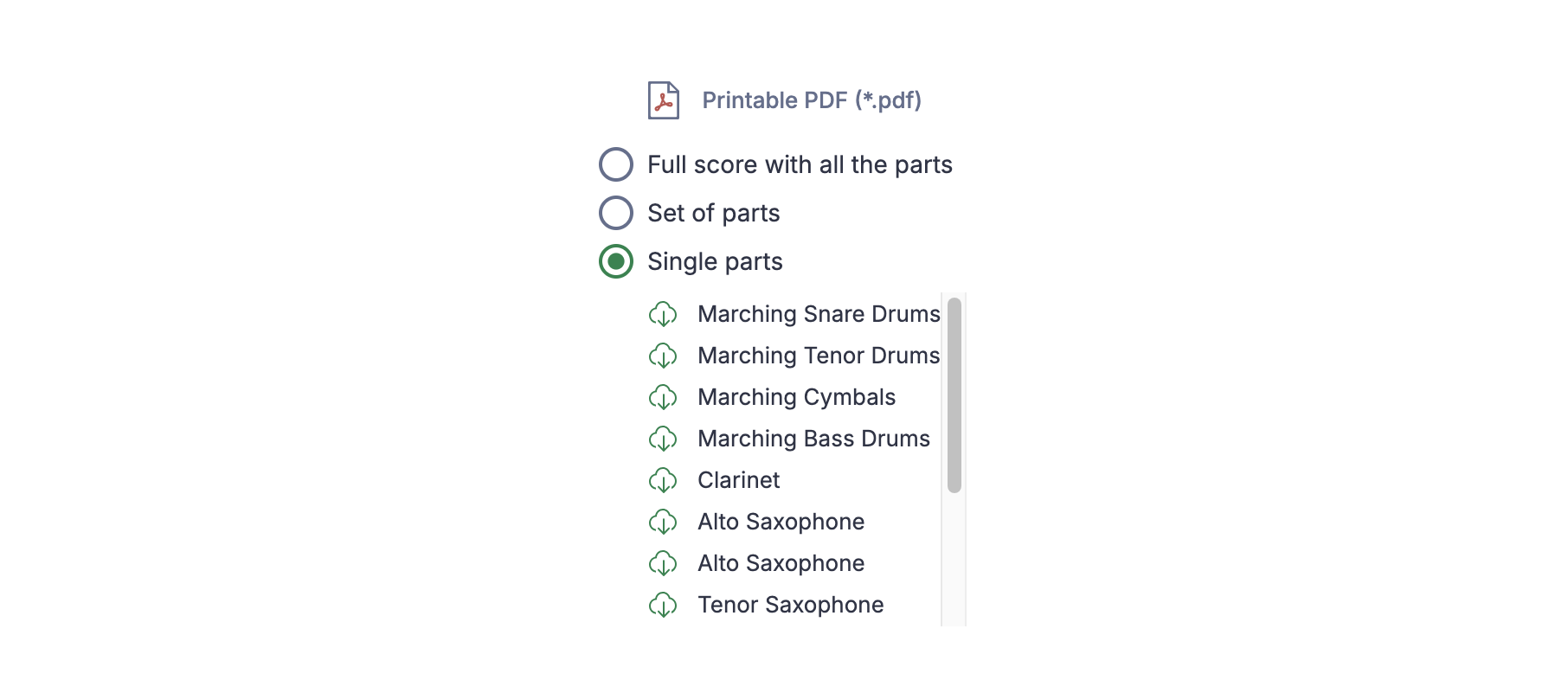 New HQ marching band instruments in Flat for Education