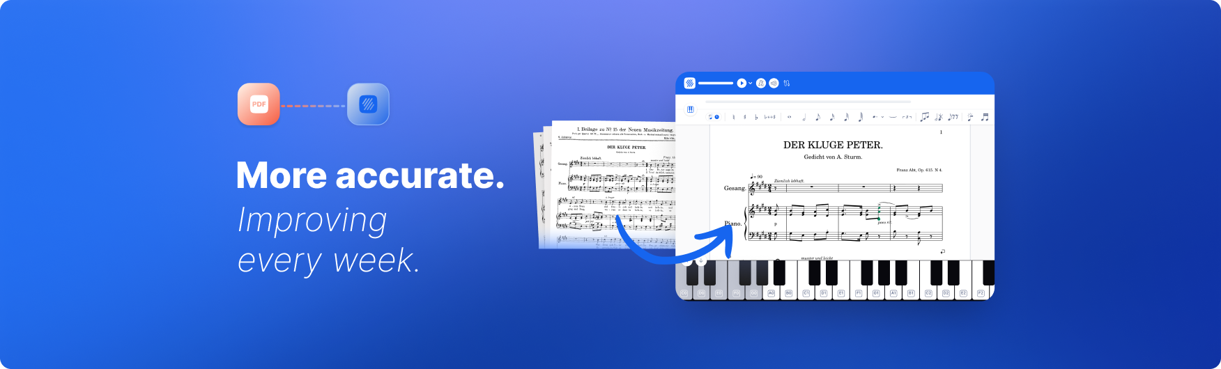 Scan sheet music into editable scores: now powered by Flat's own music-reading model