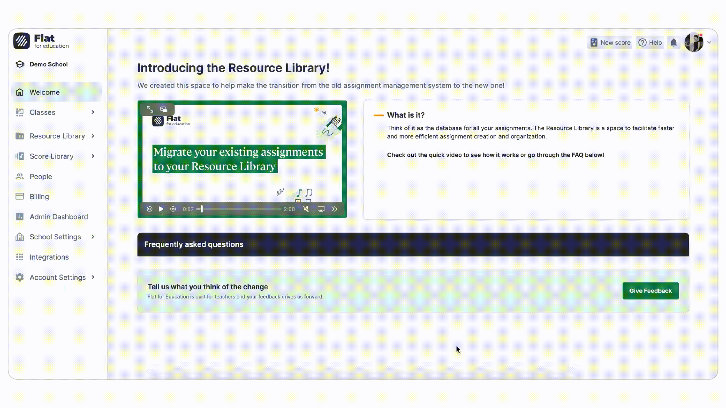 Welcome to the Resource Library on Flat for Education