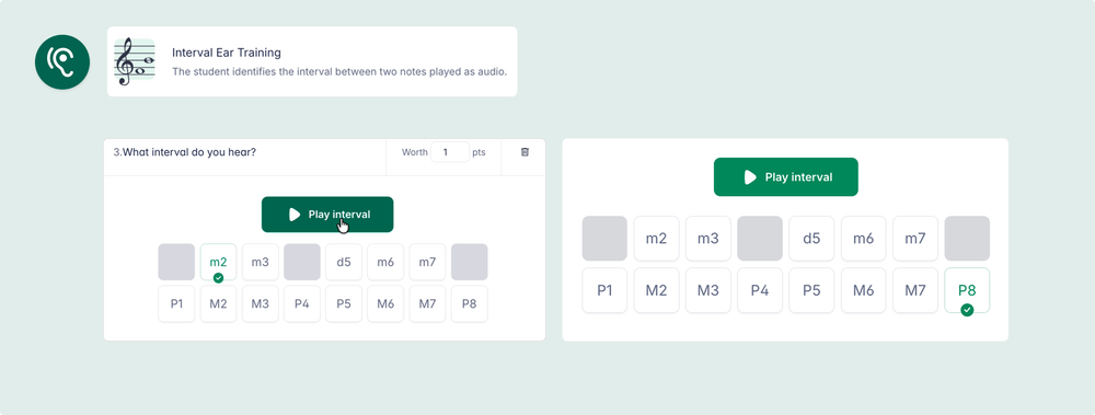 New Worksheets in Flat for Education: Interval Ear Training and ...