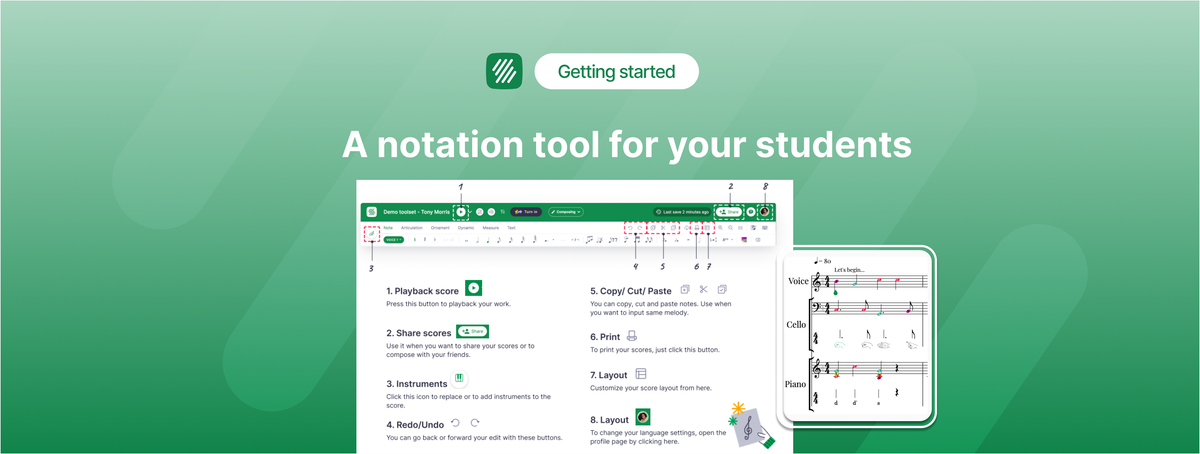Getting Students Started With Flat For Education S Music Notation Editor Getting Students Started With Flat For Education S Music Notation Editor