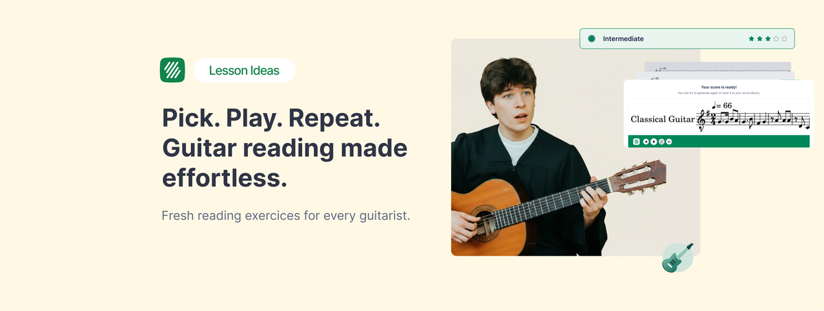 Sight Reading for Guitar Students | Flat for Education