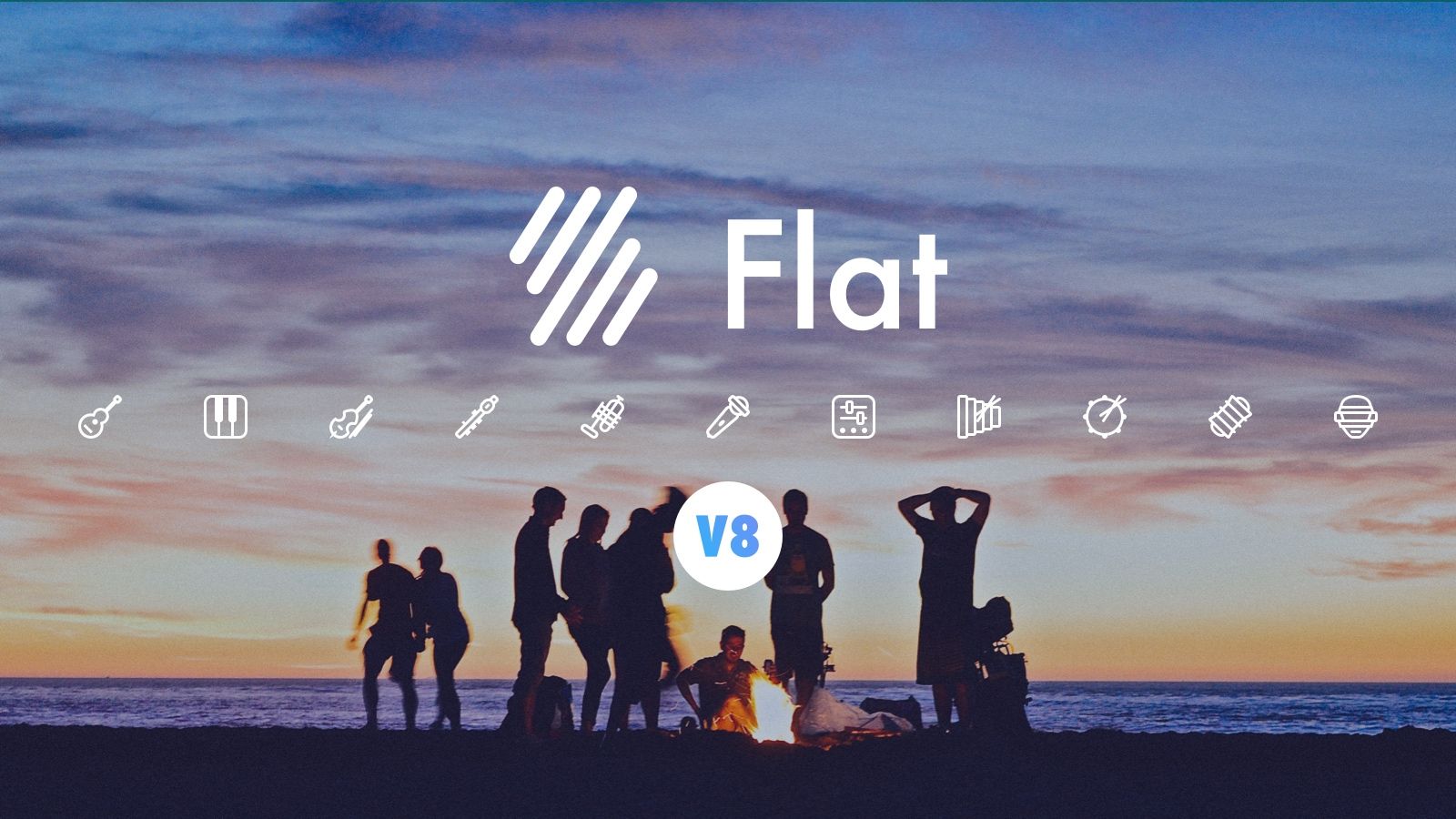 Flat V8 is now live