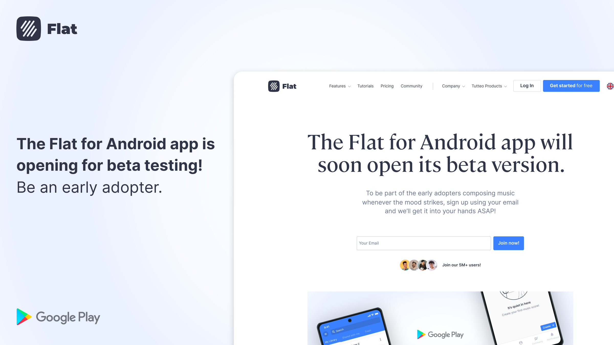 🫣 The Flat for Android app is opening for beta testing!