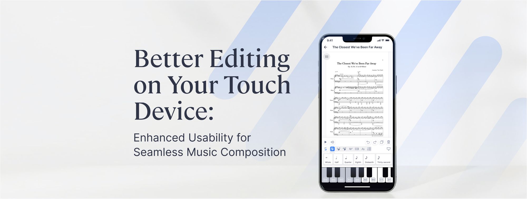 Better Editing on Your Touch Device: Enhanced Usability for Seamless Music Composition