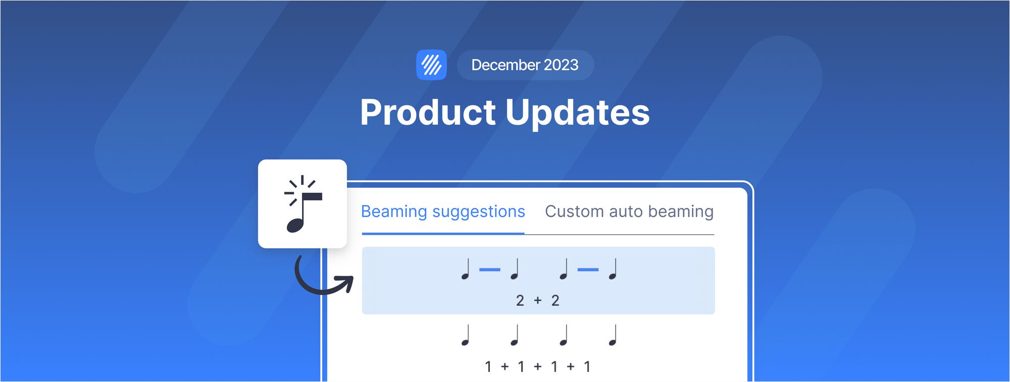 Flat updates, December 2023: Brass fingering, rests within beams, new music fonts, and more!