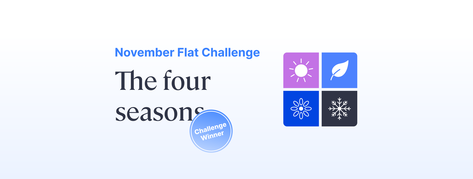 November 2024 challenge: the four seasons – we have our winner!