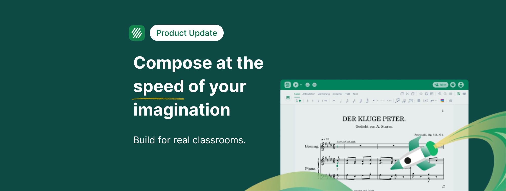 Flat for Education: A Faster, Smoother Music Notation Experience for Classrooms