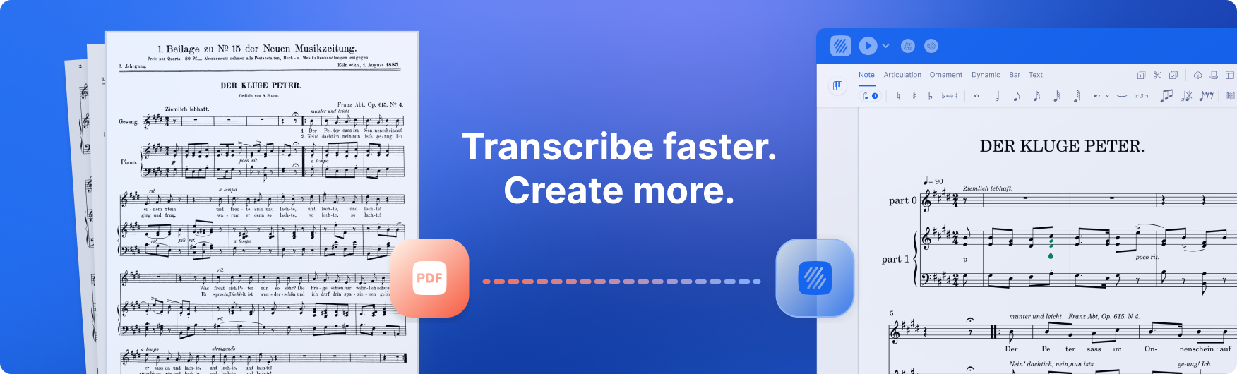 Turn your PDFs into editable scores in Flat