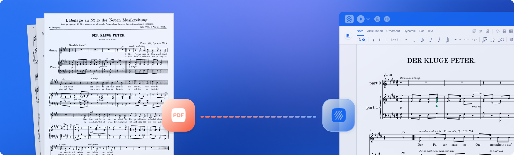 Convierte tus PDFs y fotos en partituras editables en Flat