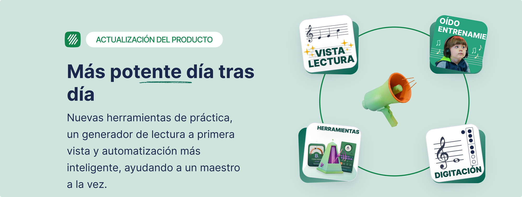 Las herramientas que los profesores de música siempre tienen abiertas en otras pestañas ahora están integradas en Flat for Education