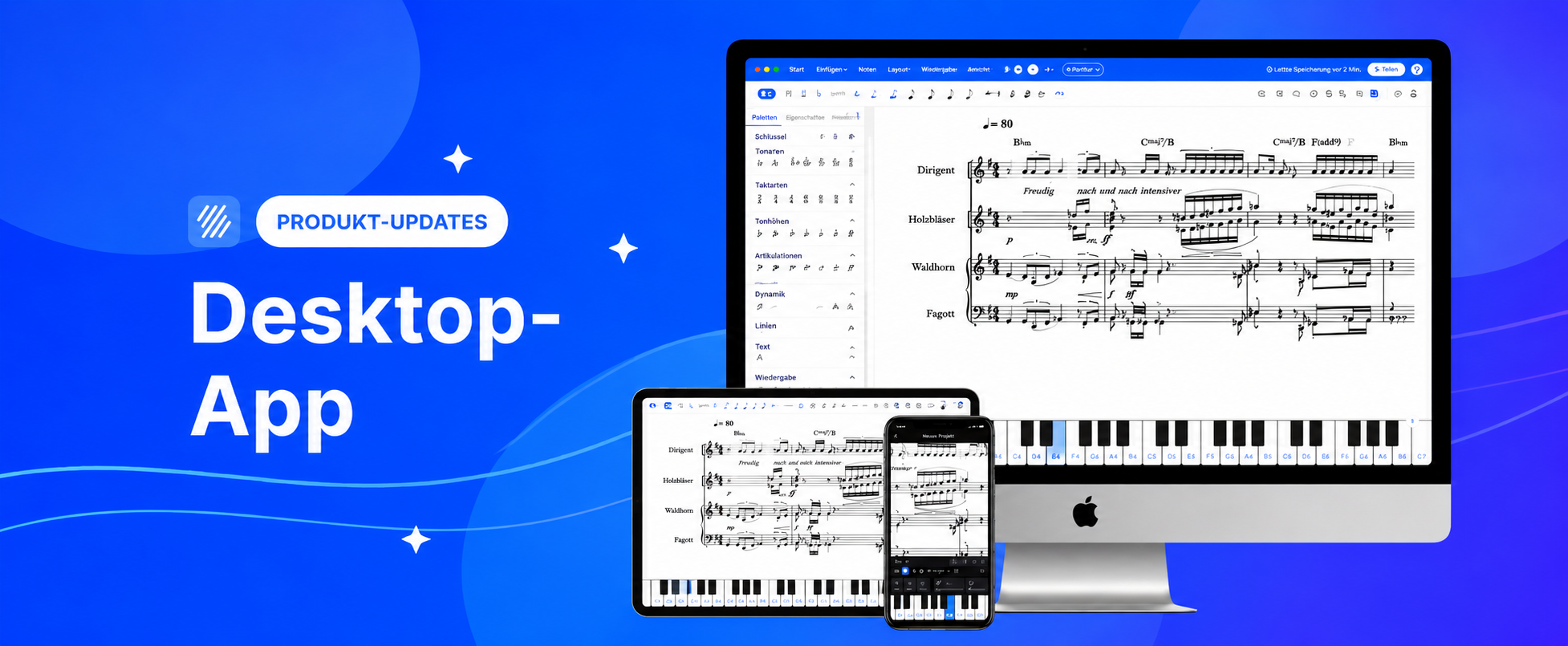 Deine Musik, überall dabei: Flat Desktop für Mac und Windows