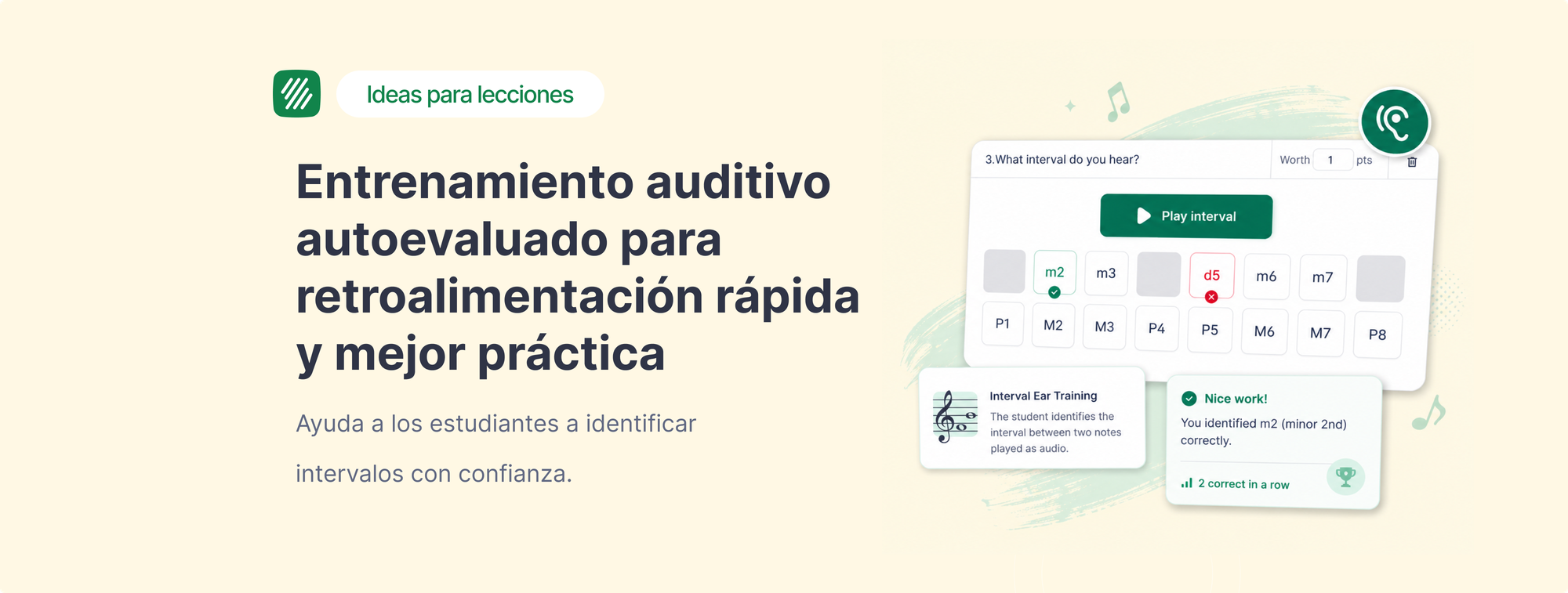 Cómo Usar Ejercicios Autocorregidos de Formación Auditiva en tu Clase de Música (Y Recuperar tus Fines de Semana)