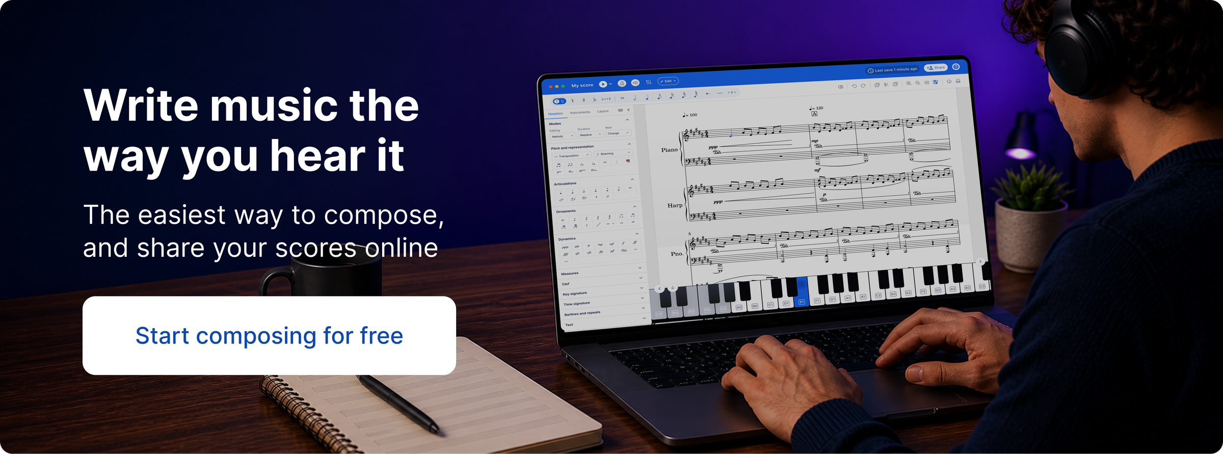 Best music composer software in 2026 (free and online)