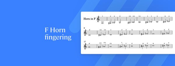 Horn in F Fingering