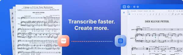 Turn your PDFs into editable scores in Flat
