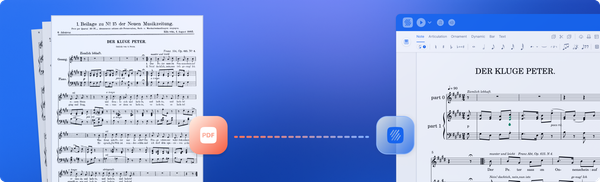 Convierte tus PDFs y fotos en partituras editables en Flat