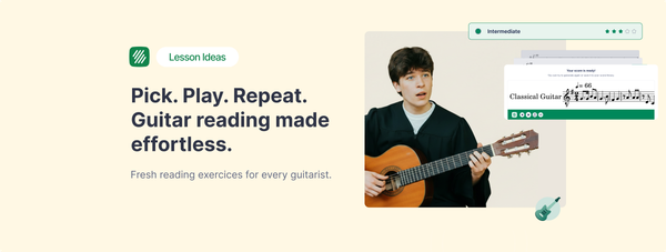 Sight Reading for Guitar Students: Why Notation Matters and How to Build It