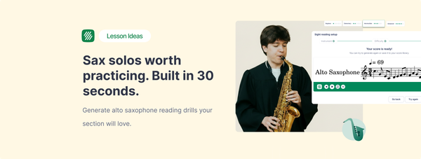 Sight Reading for Alto Saxophone Students: From Section Warm-Ups to Recorded Submissions