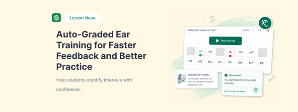 How to Use Auto-Graded Ear Training Worksheets in Your Music Class
