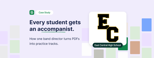 How a High School Band Director Turned PDF Import Into a Practice Studio