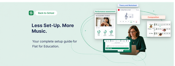 How to Set Up Your Music Class with Flat for Education in 30 Minutes